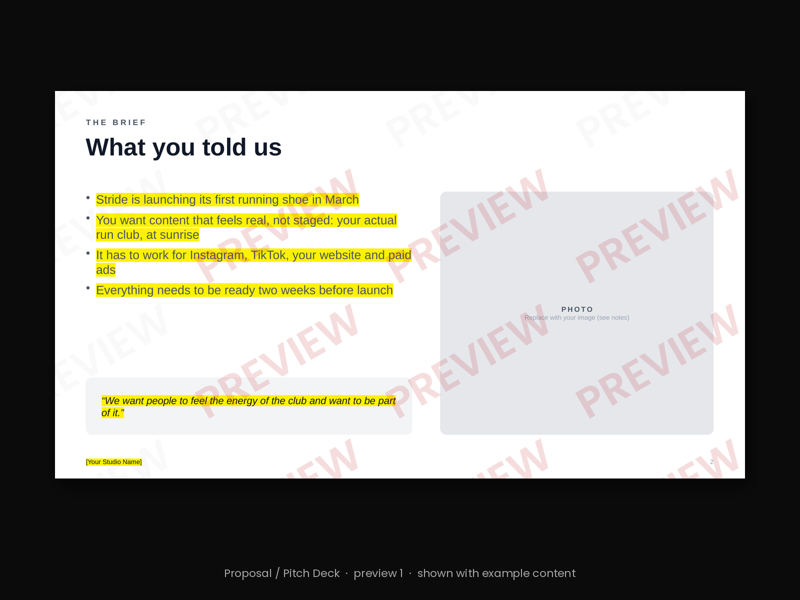 Proposal / Pitch Deck - Image 2