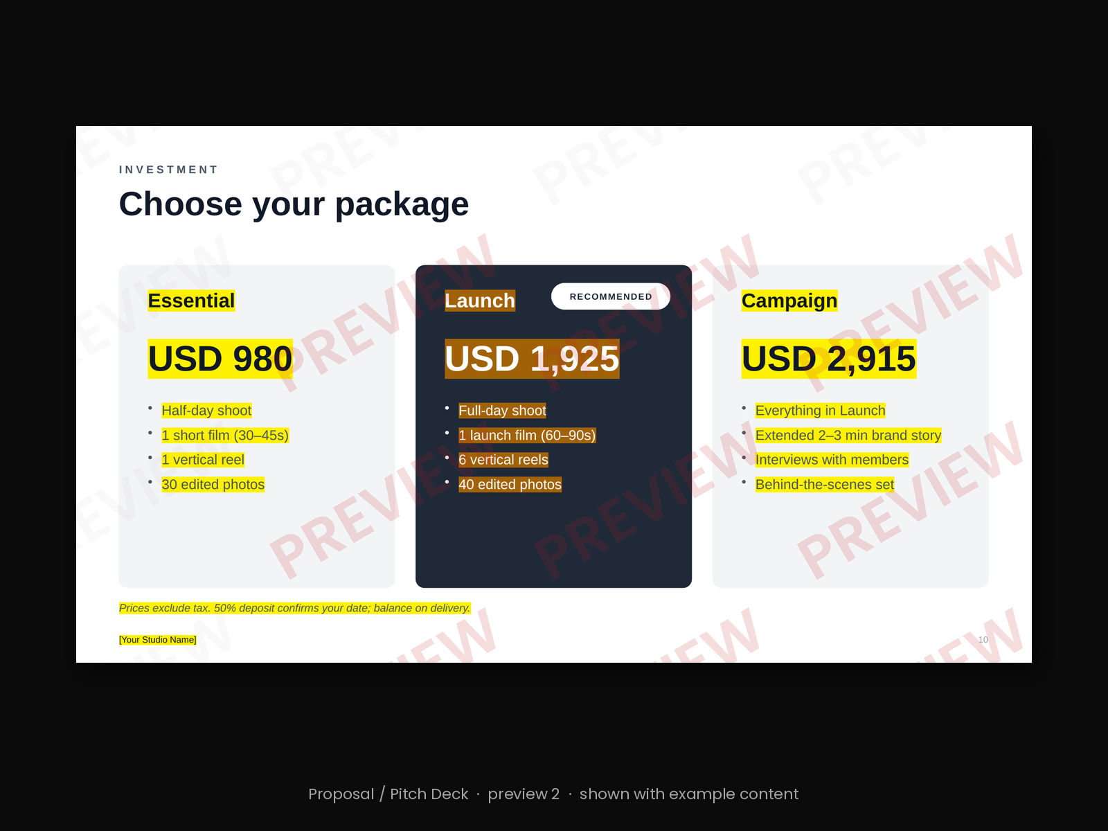 Proposal / Pitch Deck - Image 3