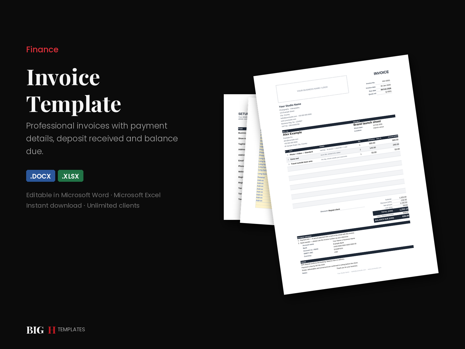 Invoice Template preview